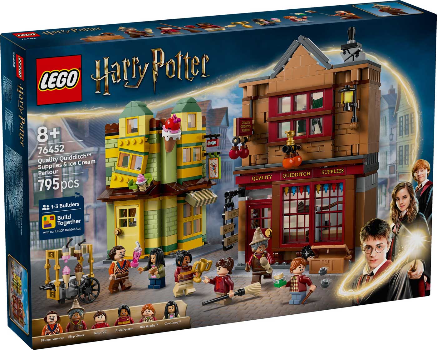 LEGO 76452 - LEGO HARRY POTTER - Quality Quidditch™ Supplies & Ice Cream Parlour