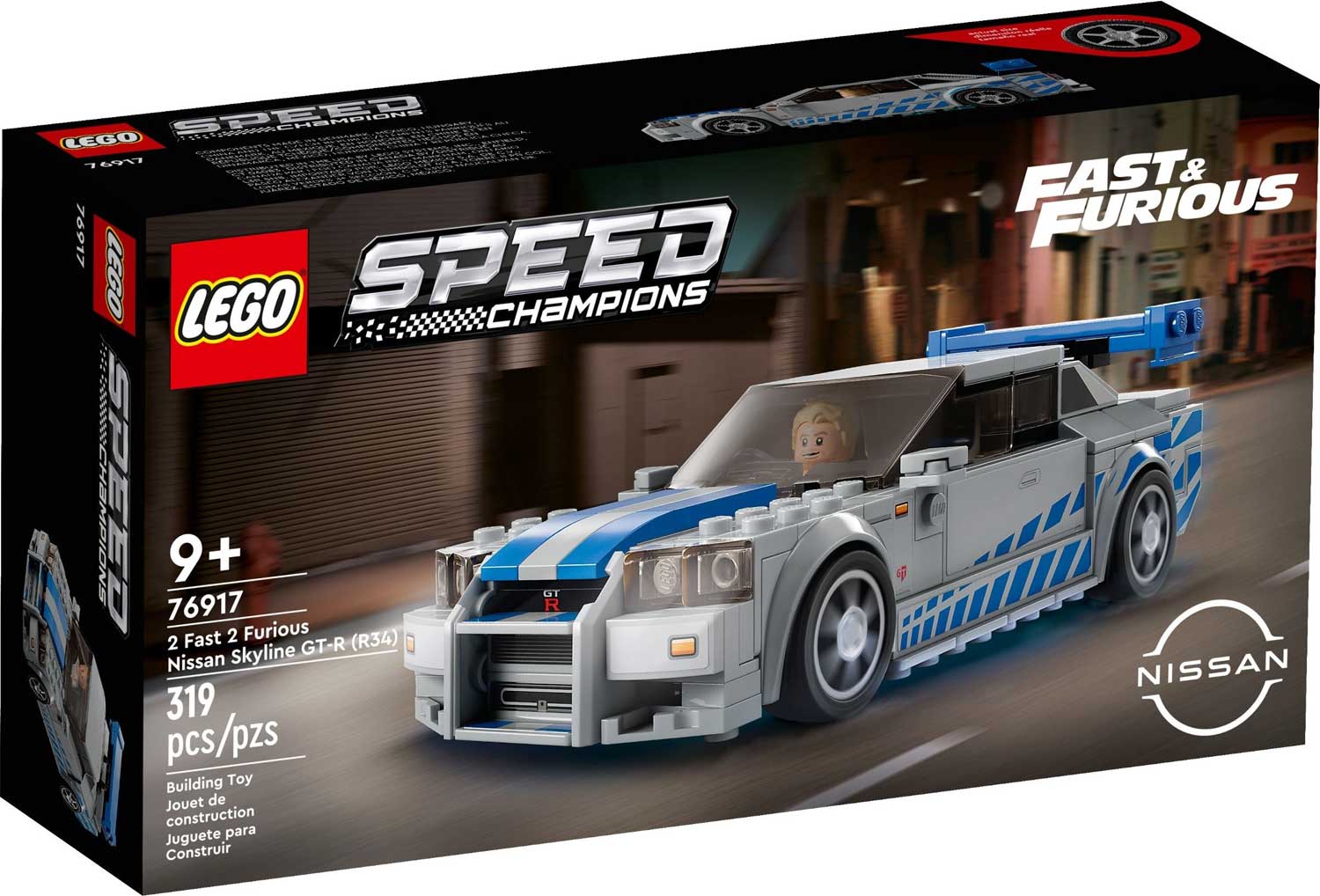 LEGO 76917 - SPEED CHAMPIONS - 2 Fast 2 Furious Nissan Skyline GTR