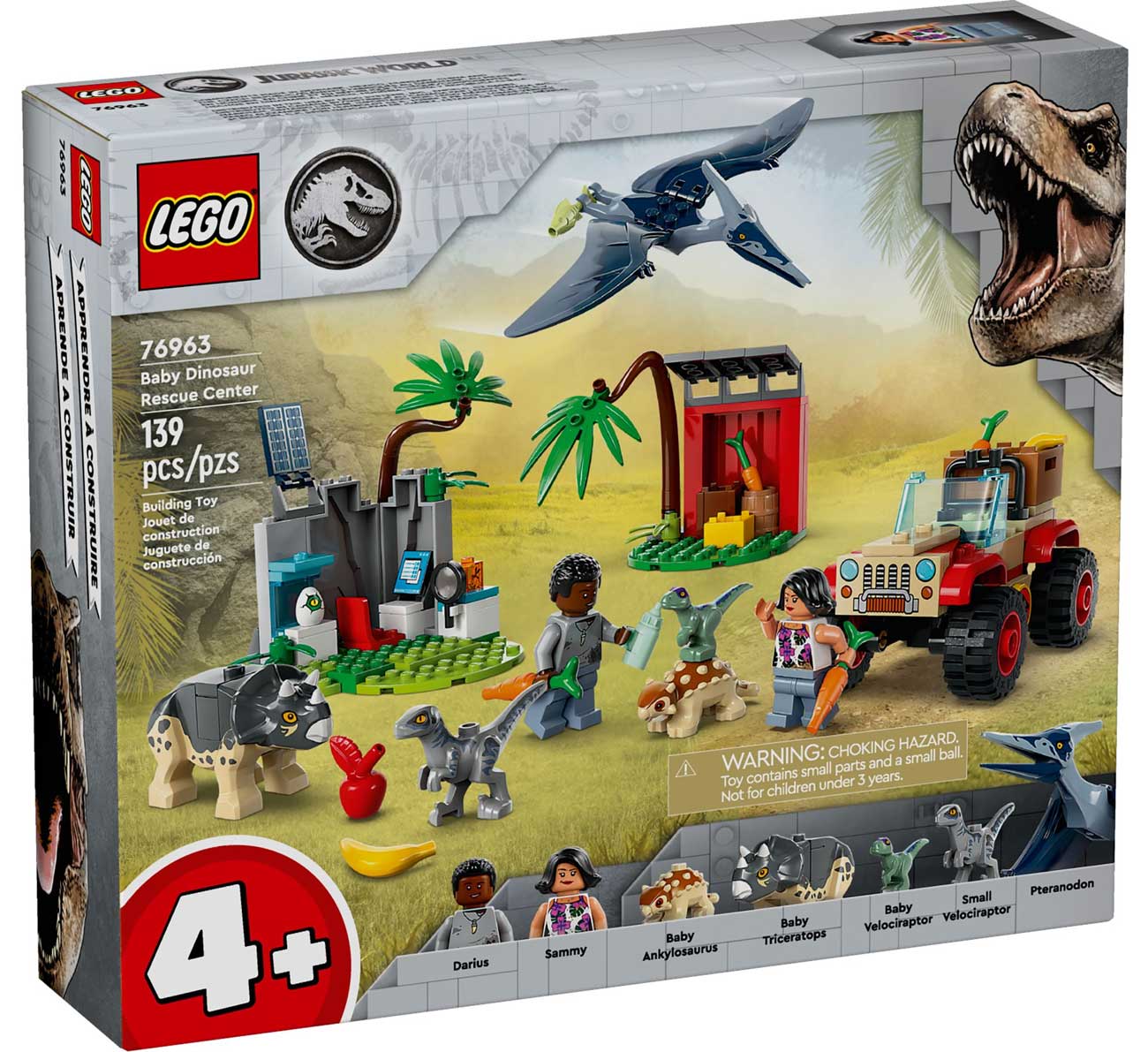LEGO 76963 - LEGO JURASSIC WORLD - Baby Dinosaur Rescue Center