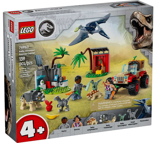 LEGO 76963 - LEGO JURASSIC WORLD - Baby Dinosaur Rescue Center