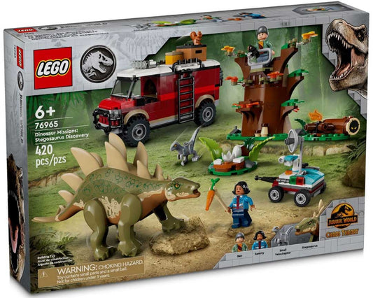 LEGO 76965 - LEGO JURASSIC WORLD - Dinosaur Missions: Stegosaurus Discovery