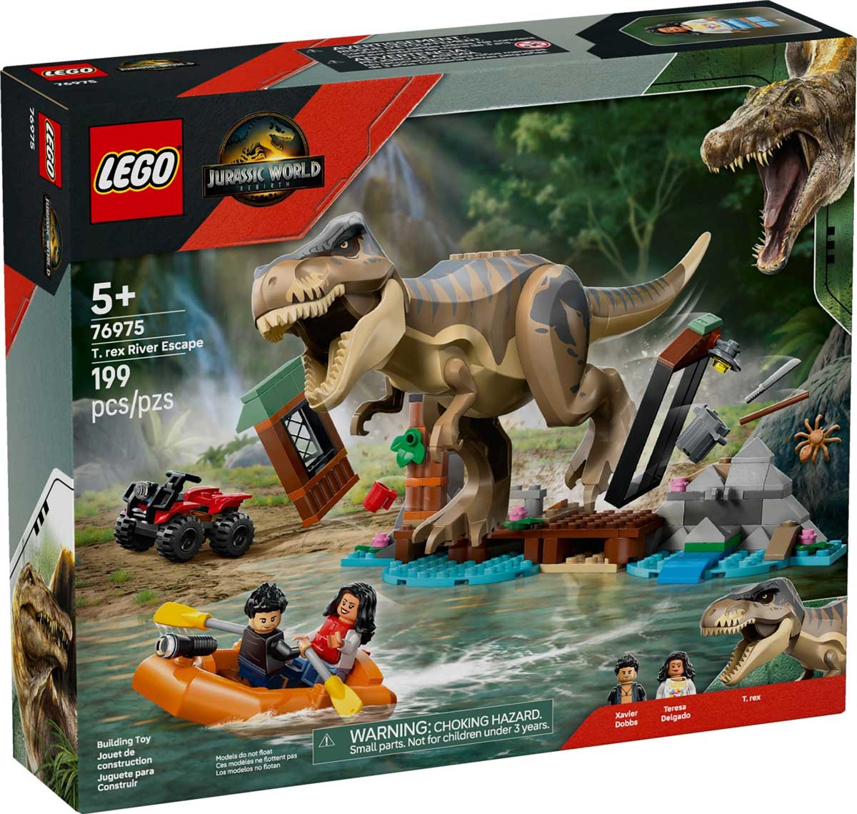 LEGO 76975 - LEGO JURASSIC WORLD - T. rex River Escape