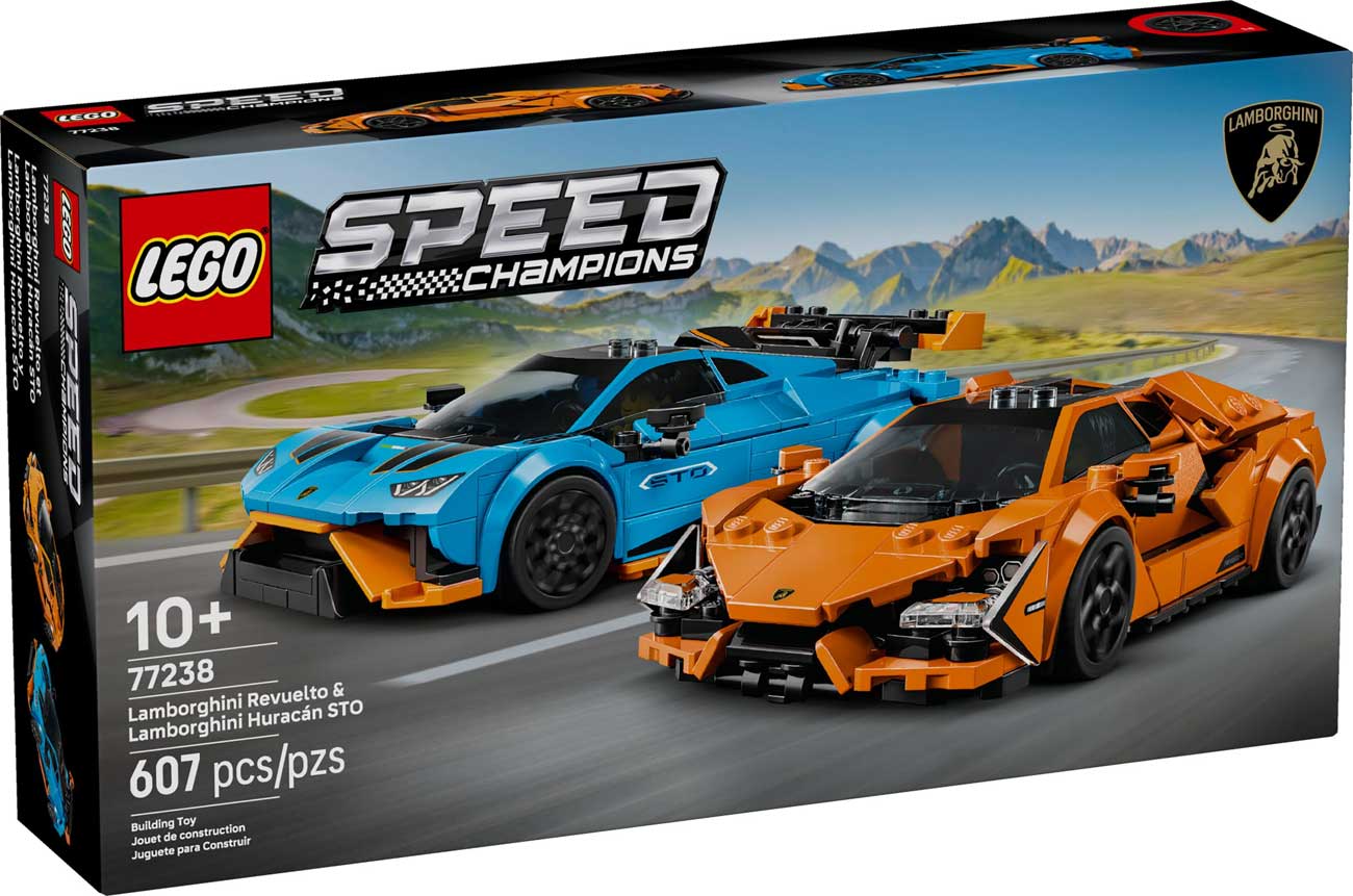 LEGO 77238 - LEGO SPEED CHAMPIONS - Lamborghini Revuelto & Huracán STO