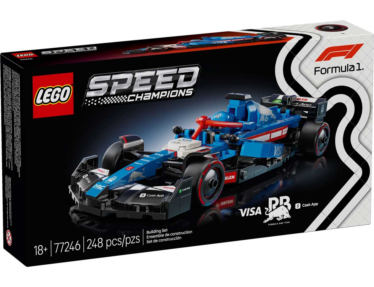 LEGO 77246 - LEGO SPEED CHAMPIONS - Visa Cash App RB VCARB 01 F1® Race Car