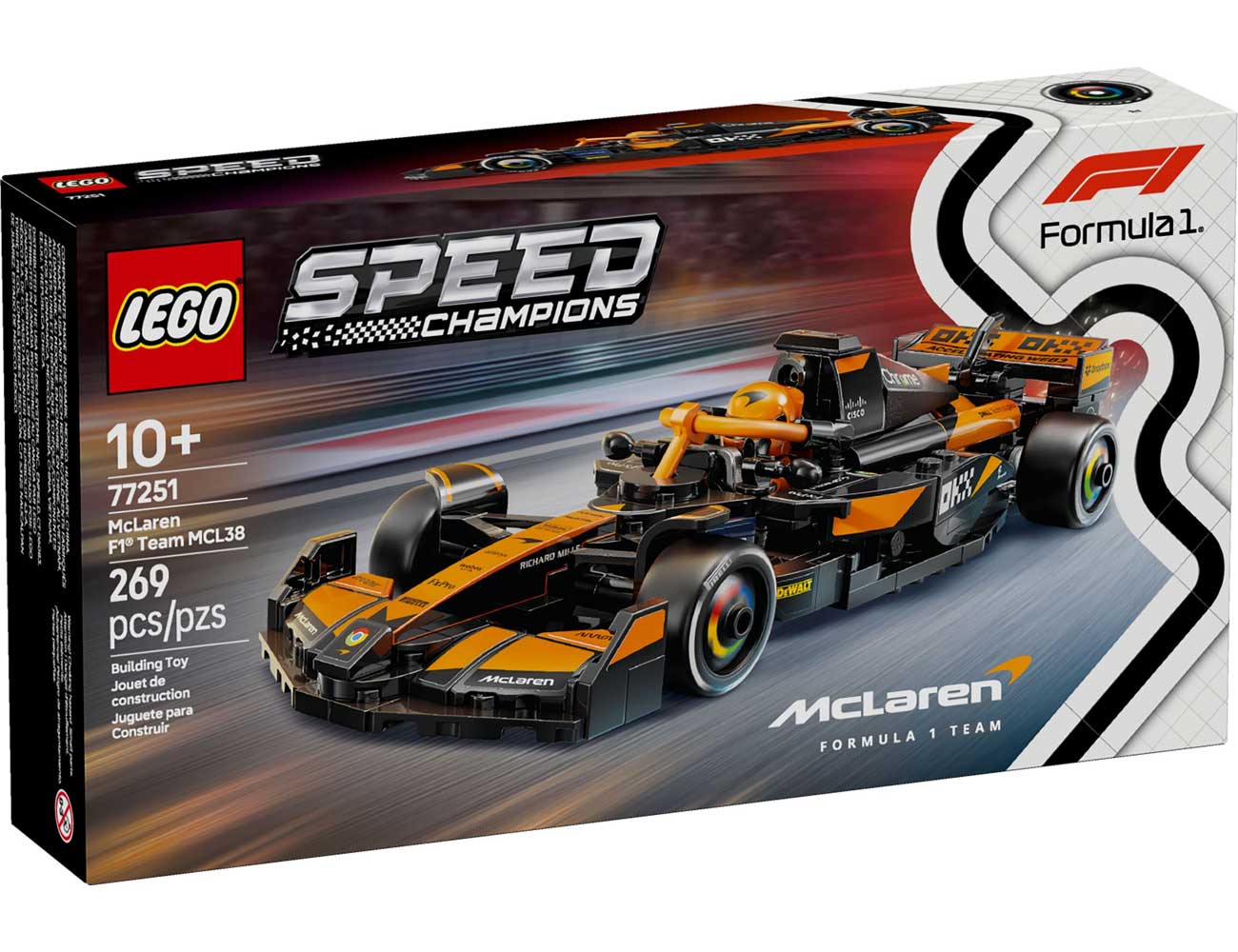 LEGO 77251 - LEGO SPEED CHAMPIONS - McLaren F1® Team MCL38 Race Car