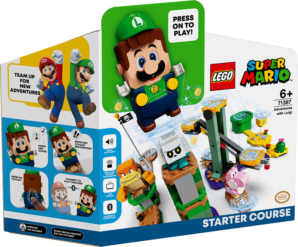 LEGO ® SUPER MARIO™ ΒΑΣΙΚΗ ΠΙΣΤΑ ΠΕΡΙΠΕΤΕΙΕΣ ΜΕ ΤΟΝ LUIGI