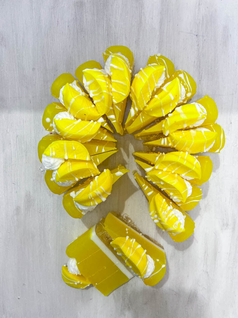 Lemon Pie Soap Cake