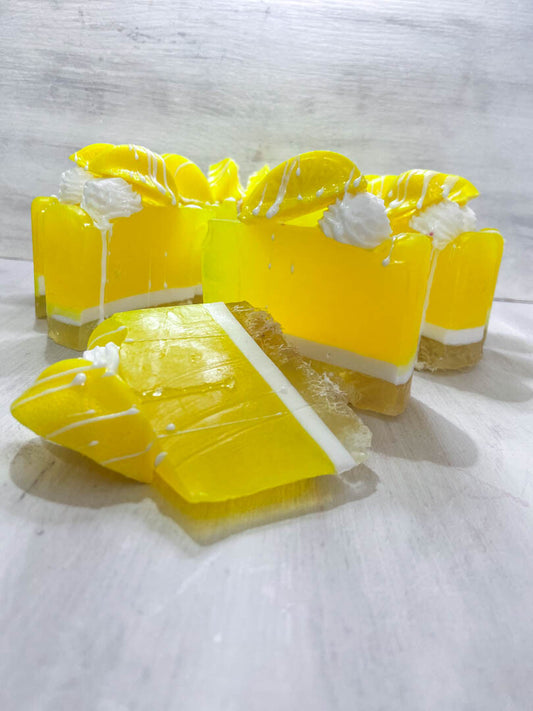 Lemon Pie Soap Cake