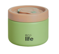 Εcolife Στρογγυλό Θερμός Φαγητού 650ml Πράσινο 33-BO-9095