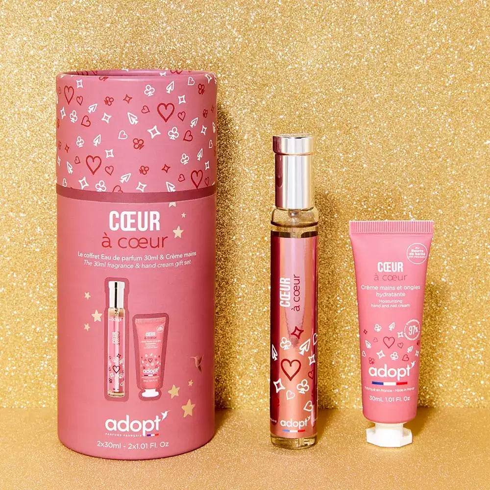 Coeur a coeur Gift Box Eau De Parfum - Hand cream | Adopt