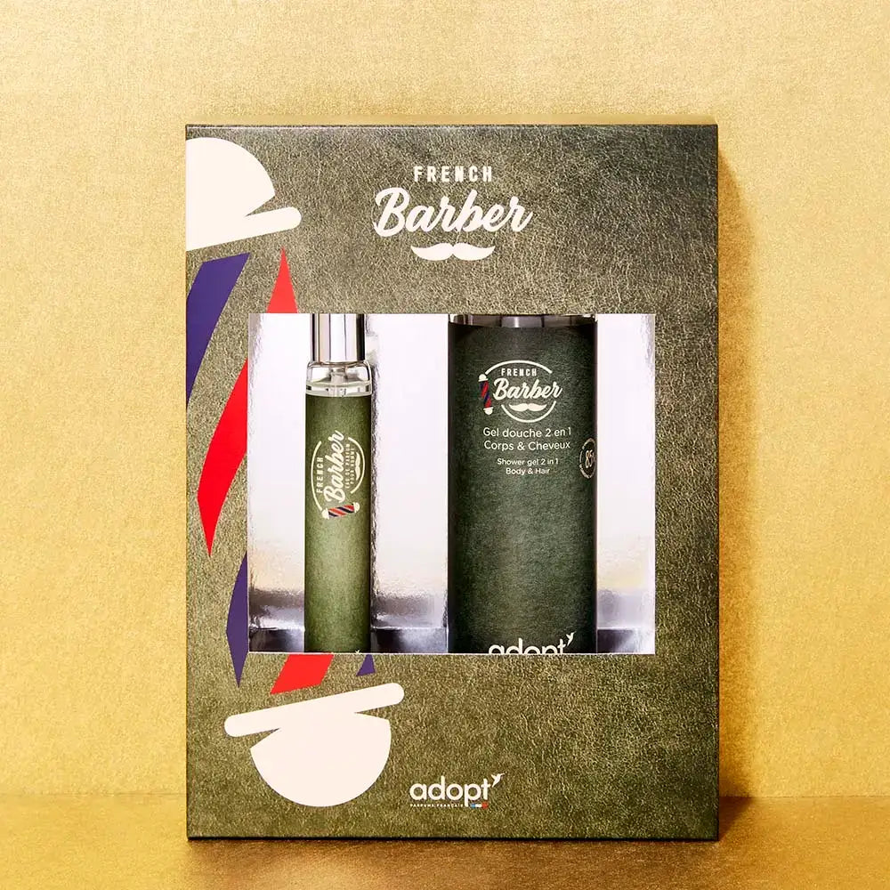 French Barber Gift Box Eau De Parfum 30ml - Shower Gel | Adopt