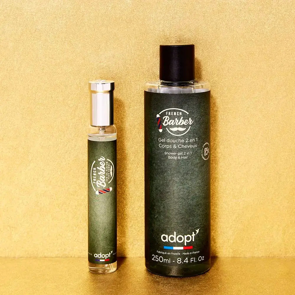 French Barber Gift Box Eau De Parfum 30ml - Shower Gel | Adopt