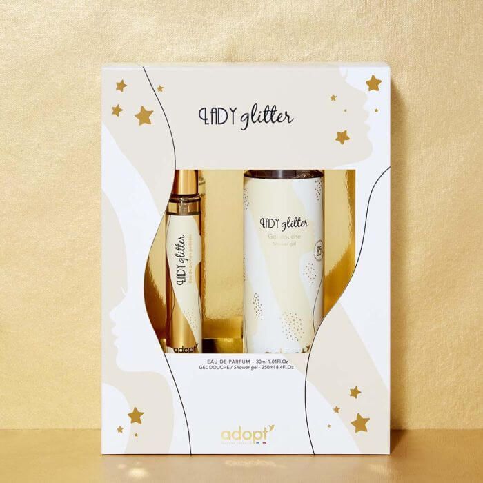 Lady Glitter Gift Box Eau De Parfum 30ml - Shower Gel | Adopt