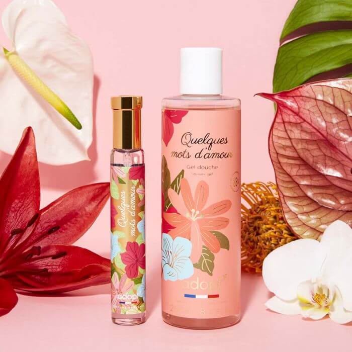 Quelques mots d'amour Gift Box Eau De Parfum 30ml - Shower Gel | Adopt