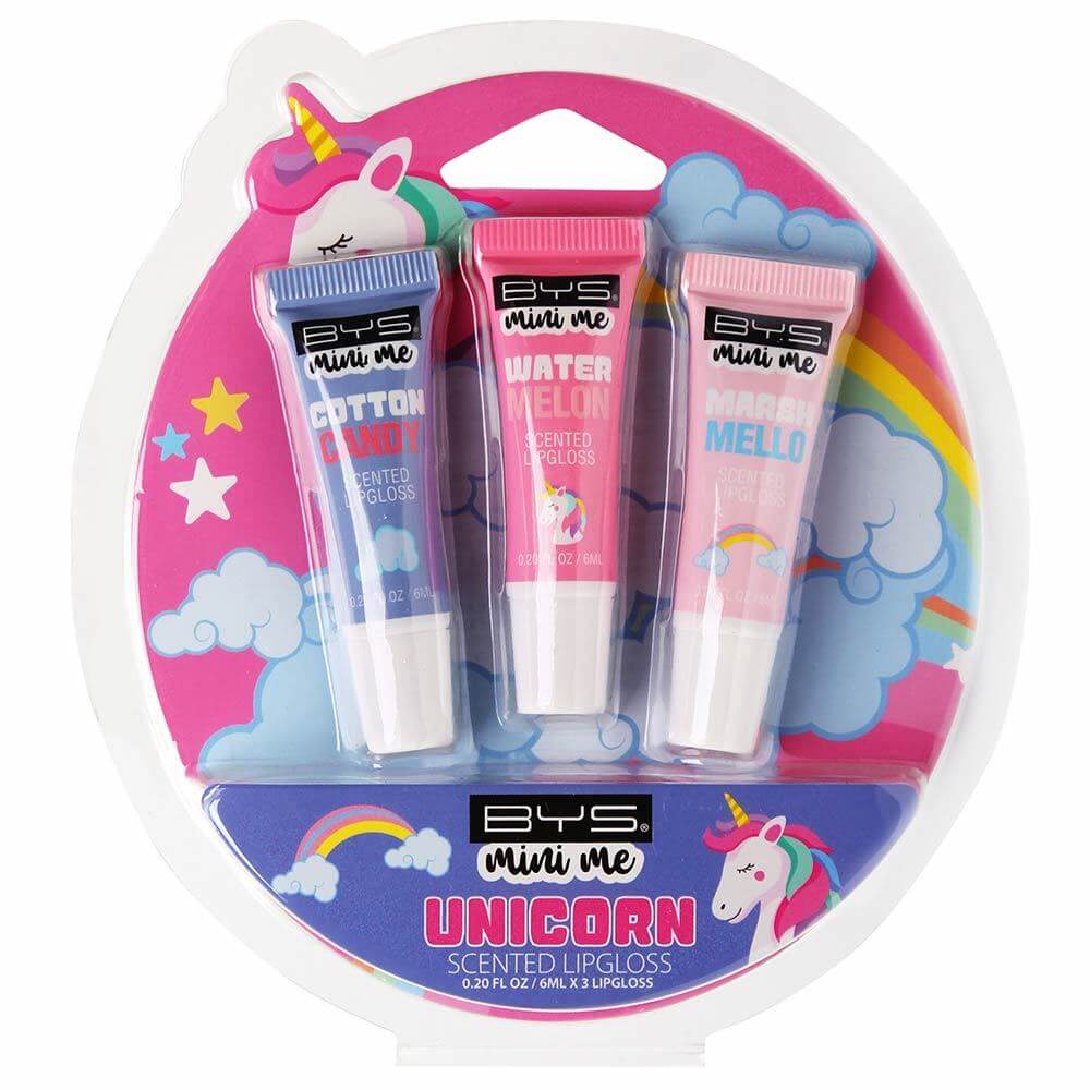 Lip Gloss x3 -Unicorn- Με Άρωμα | Mini Me