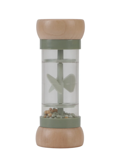 Little Dutch Ξύλινη κουδουνίστρα με ήχο βροχής Little Farm FSC LD7136