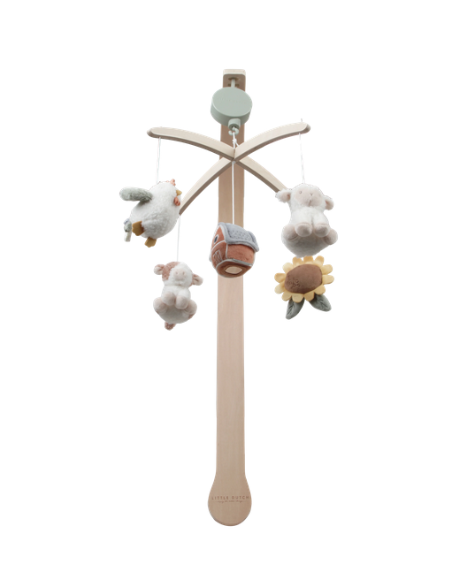 Little Dutch Ξύλινο μόμπιλε κρεβατιού Little Farm FSC LD8818
