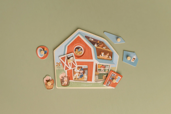Little Dutch Ξύλινο παζλ Little Farm FSC LD7158