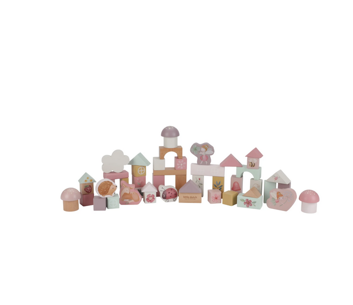 Little Dutch Σετ ξύλινα τουβλάκια Fairy Garden FSC  LD7345