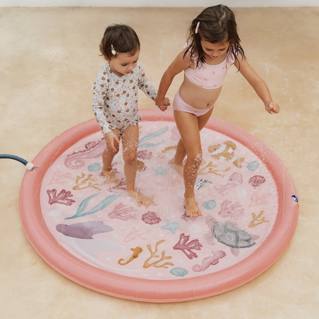 LITTLE DUTCH Φουσκωτό στρώμα παιχνιδιού Sprinkler Ocean Dreams Ροζ 150 εκ LD2012396
