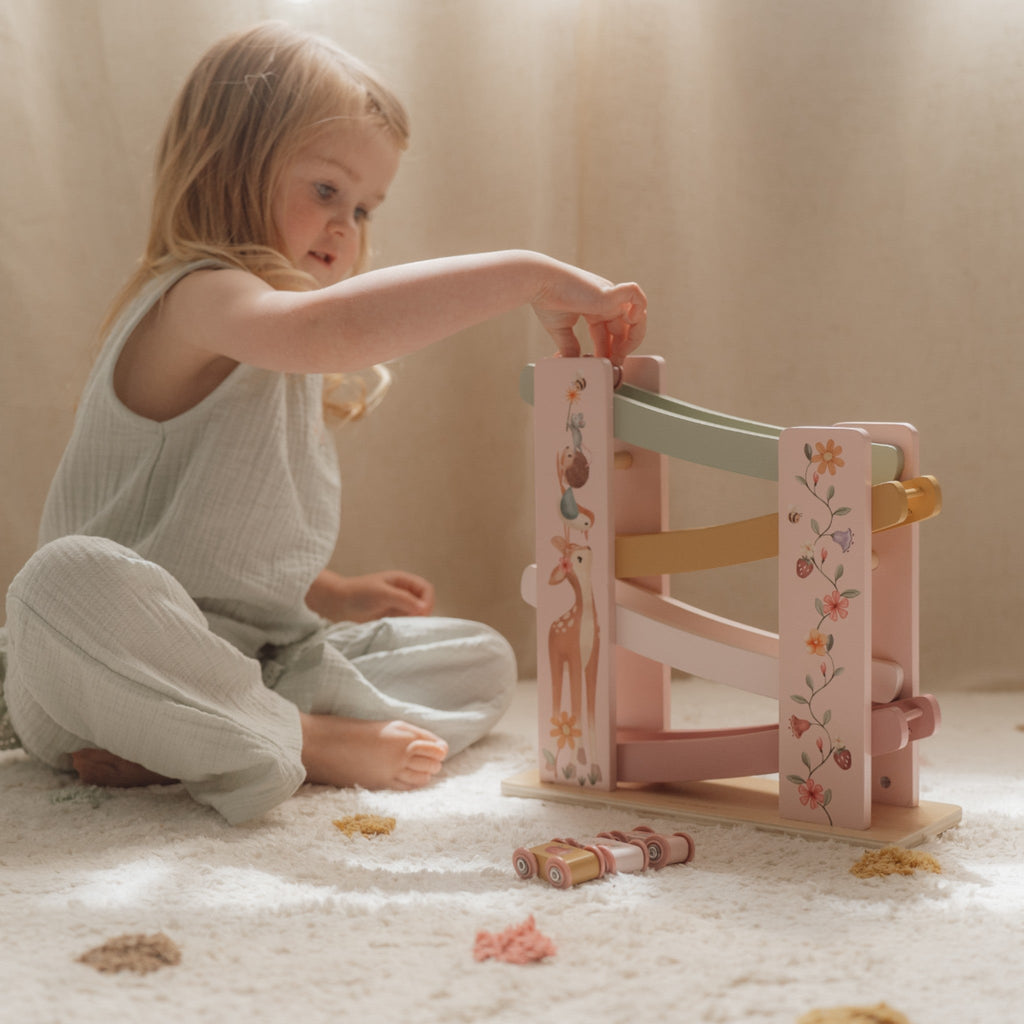 LITTLE DUTCH. Ξύλινη πίστα αγώνων με αυτοκινητάκια Fairy Garden FSC LD7355