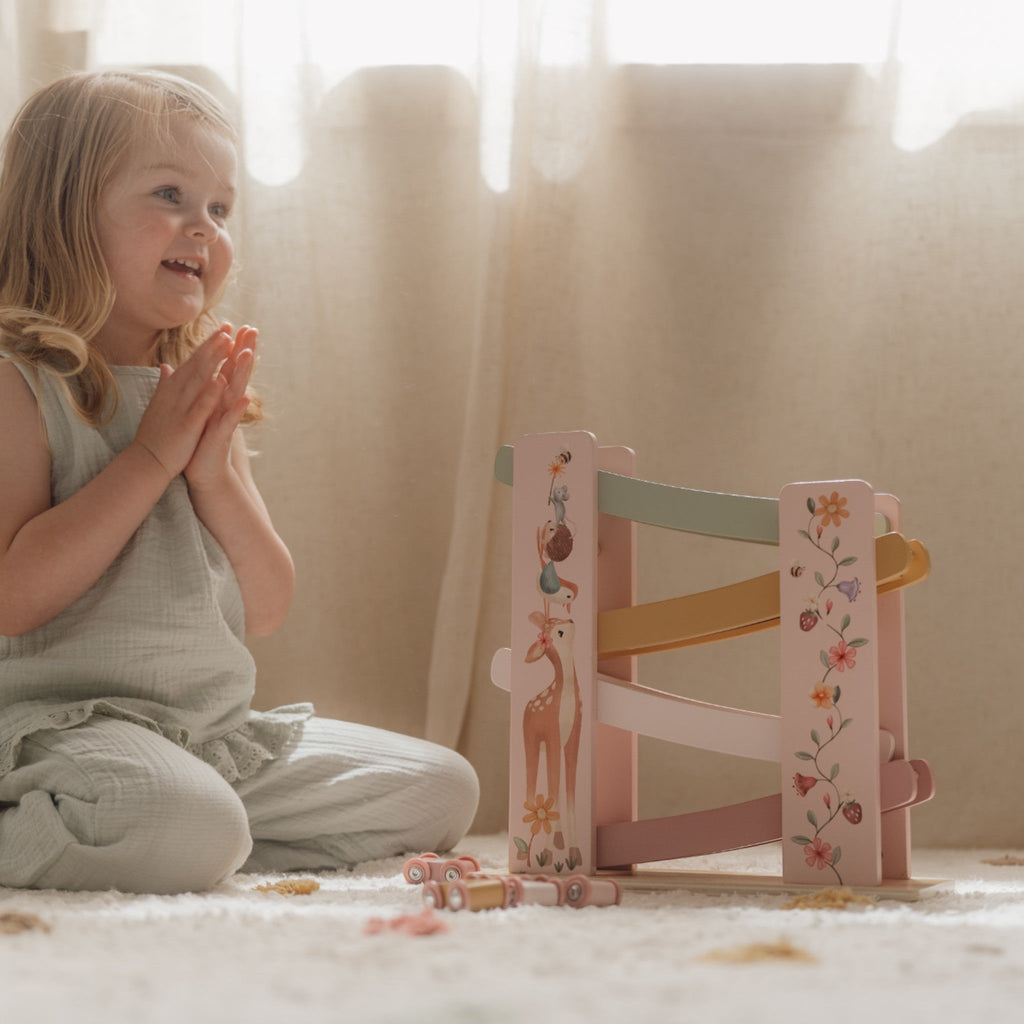 LITTLE DUTCH. Ξύλινη πίστα αγώνων με αυτοκινητάκια Fairy Garden FSC LD7355