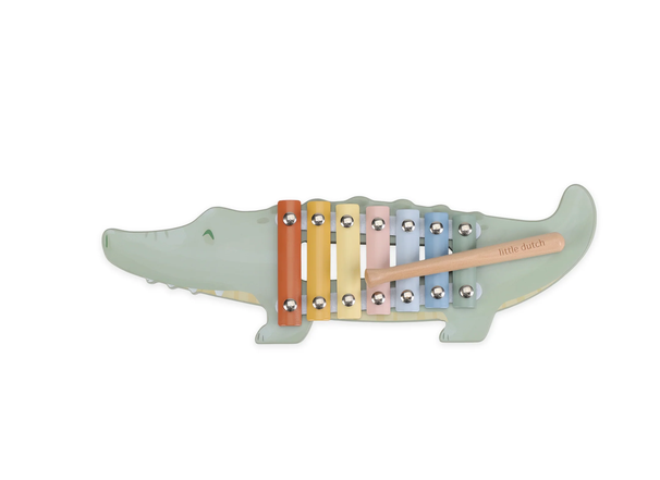 LITTLE DUTCH. Ξυλόφωνο κροκοδειλάκι Safari Friends FSC LD7475