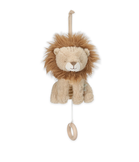 LITTLE DUTCH. Υφασμάτινο μουσικό λιονταράκι Safari Friends GRS LD8330