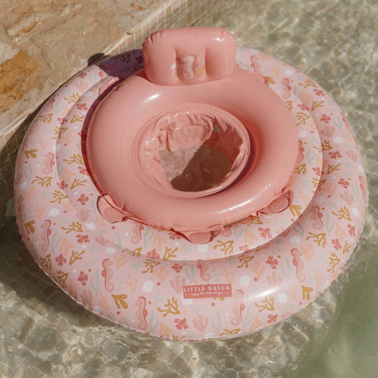 LITTLE DUTCH. Βρεφικό σωσίβιο Ocean Dreams Ροζ