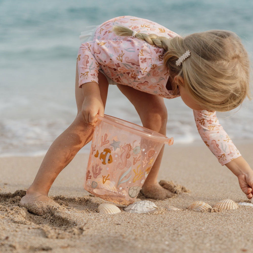 LITTLE DUTCH. Κουβαδάκι παραλίας Ocean Dreams Ροζ