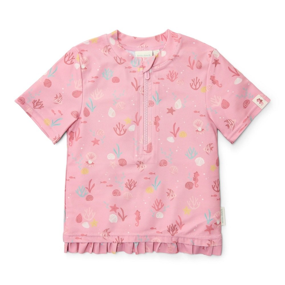 LITTLE DUTCH. Μπλουζάκι κοντομάνικο με προστασία UV Ocean Treasures Multi-colour - Νο 86/92