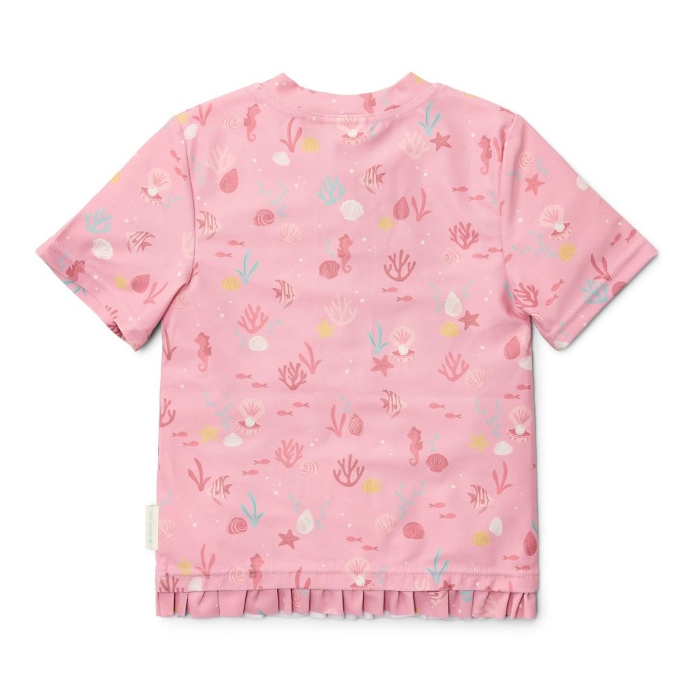 LITTLE DUTCH. Μπλουζάκι κοντομάνικο με προστασία UV Ocean Treasures Multi-colour - Νο 86/92