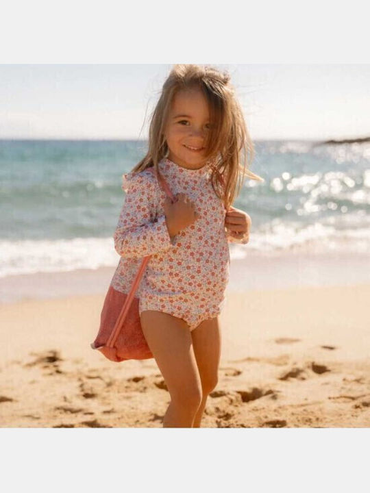 LITTLE DUTCH. Μπλουζάκι μακρυμάνικο με προστασία UV Sunny Flowers Multi-colour - Νο 74/80
