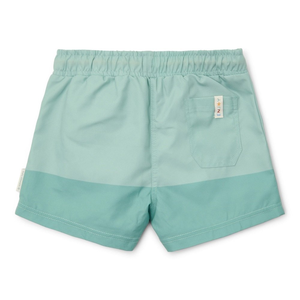 LITTLE DUTCH. Παιδικό μαγιό βερμούδα για αγόρια Seashells Surf Blue - Νο 74/80