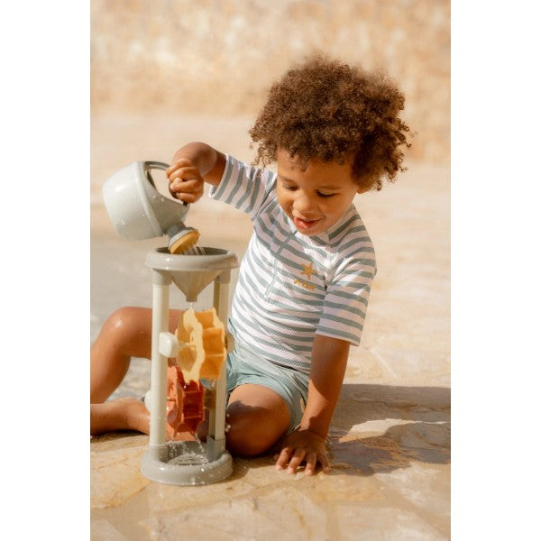 LITTLE DUTCH. Παιδικό μαγιό βερμούδα για αγόρια Seashells Surf Blue - Νο 74/80