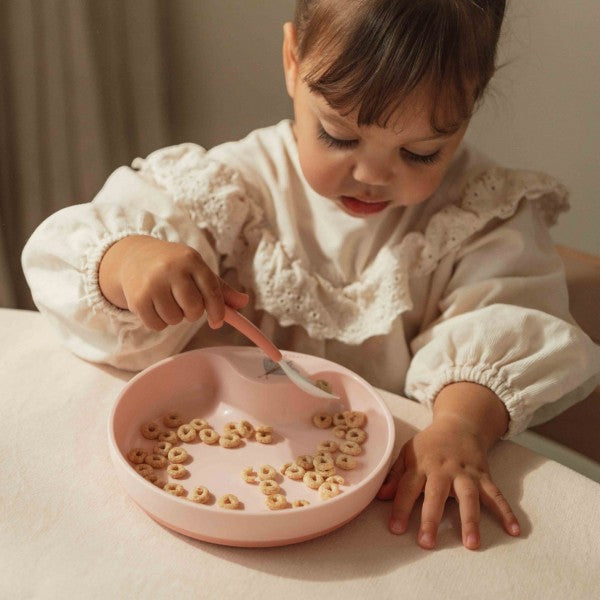 LITTLE DUTCH. Σετ 2 εκπαιδευτικά κουταλάκια φαγητού Flowers &amp; Butterflies