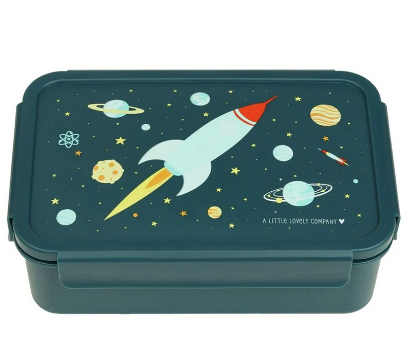 A little lovely company Δοχείο φαγητού Bento Lunch box Space BBSPBU64