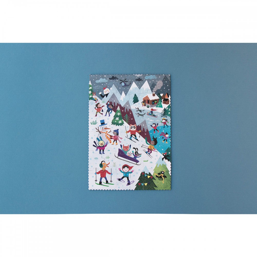 Londji  Let's Go to the Mountain - 36 pcs - Παζλ διπλής όψης LON-PZ450