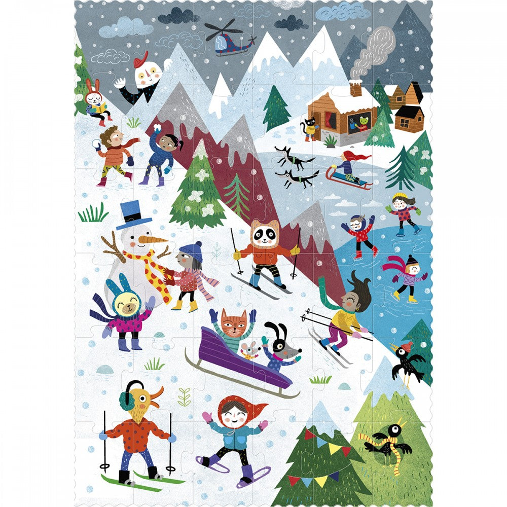 Londji  Let's Go to the Mountain - 36 pcs - Παζλ διπλής όψης LON-PZ450