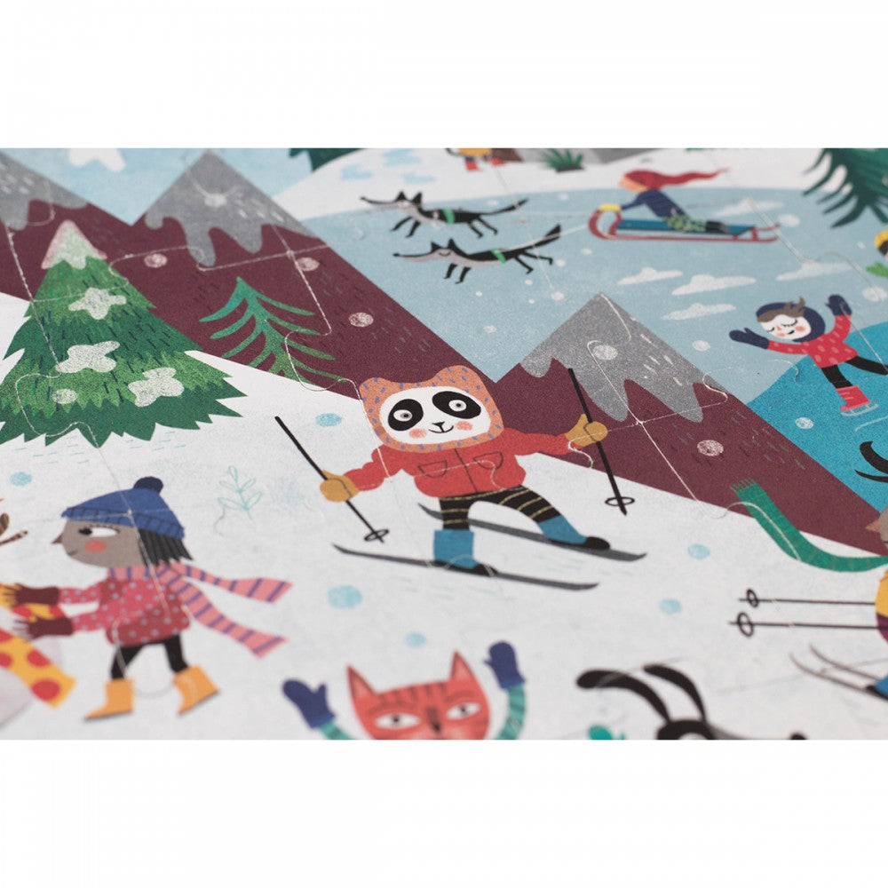 Londji  Let's Go to the Mountain - 36 pcs - Παζλ διπλής όψης LON-PZ450