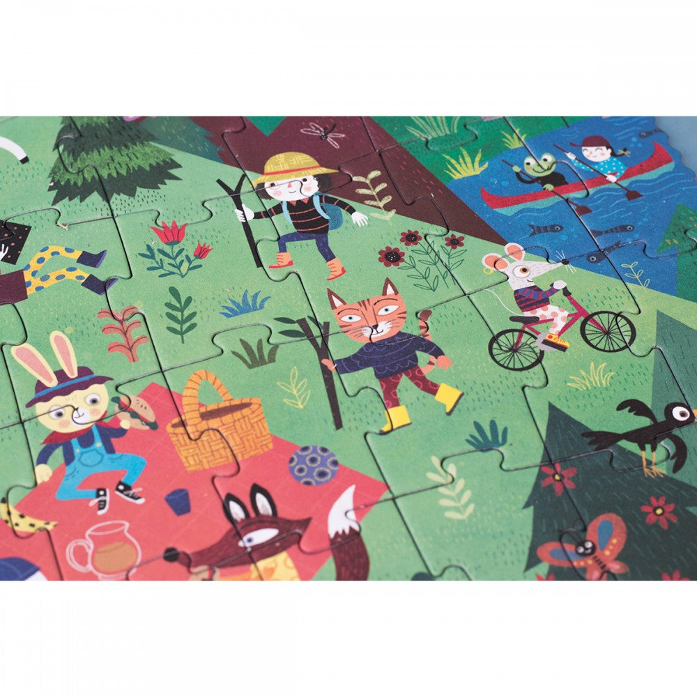 Londji  Let's Go to the Mountain - 36 pcs - Παζλ διπλής όψης LON-PZ450