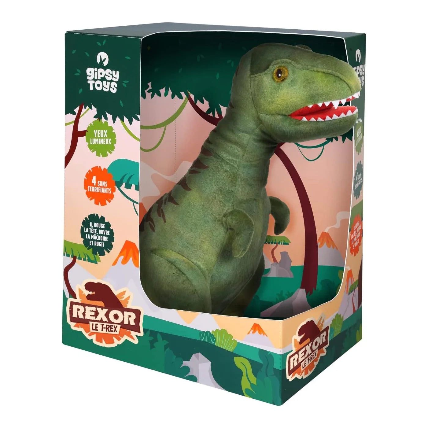 GiPSY Λούτρινο 36εκ. Rexor ο T-Rex με ήχο και φως