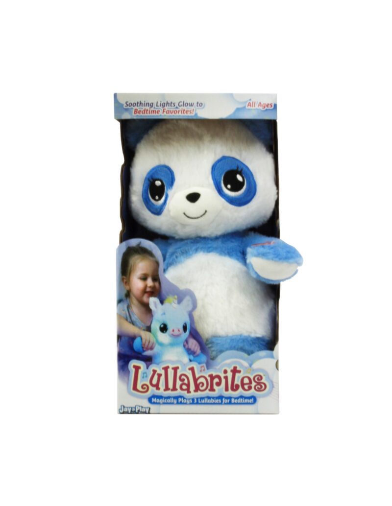 Lullabrites Λούτρινο Panda με Νανουρίσματα και Φως 30εκ.