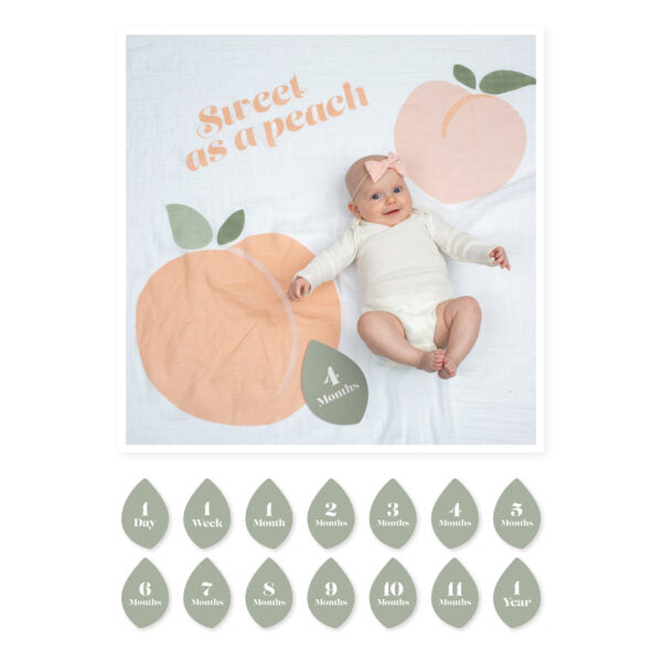 Lulujo Mουσελίνα Φωτογράφισης + Κάρτες- Sweet as Peach LJ596