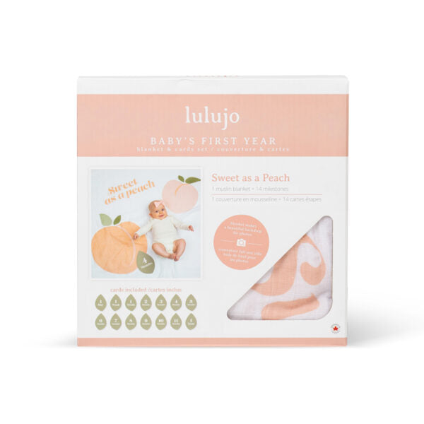 Lulujo Mουσελίνα Φωτογράφισης + Κάρτες- Sweet as Peach LJ596