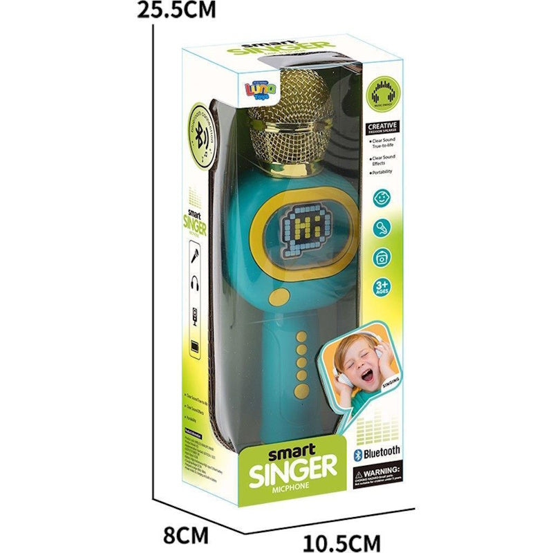 Luna  Μικρόφωνο με Μουσική, bluetooth και usb Πράσινο