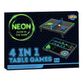 Luna Νέον Επιτραπέζια Παιxνίδια 4 σε 1 (bowling, ping pong, shuffleboard και curling)