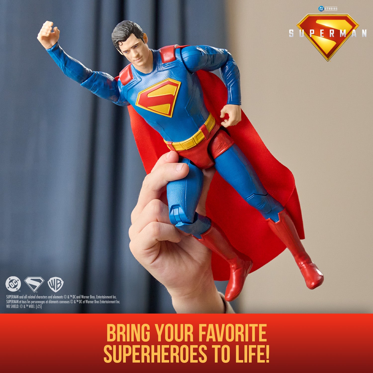 Spin Master DC Superman Movie: Superman – Action Figure 12″ (6073657)