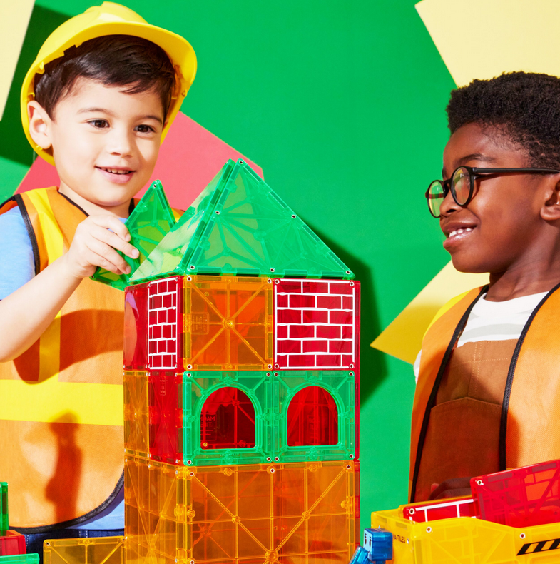Magna-Tiles Μαγνητικά Πλακίδια Builder XL 50 Κομμάτια 242050