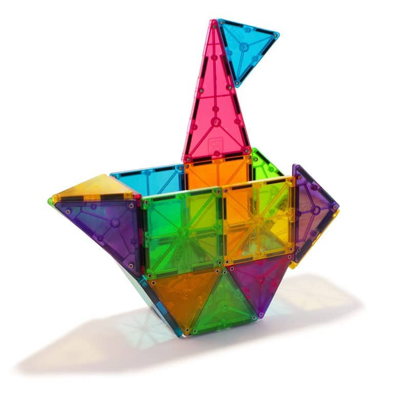 Magna-Tiles Μαγνητικά Πλακίδια Clear Colors 32τμχ 02132
